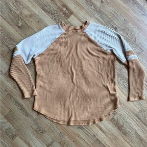 American eagle waffle knit shirt large